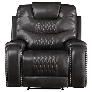 Acme Recliner Power Motion With Magnetite Pu 55413