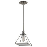 Hudson Valley Lighting - Thorndike, 1 Light, Pendant, Historic Nickel Finish, Clear Glass - Shade Finish: ClearLighting Info.: 1 x 60W E26 Medium Incandescent Bulbs (Not Included)