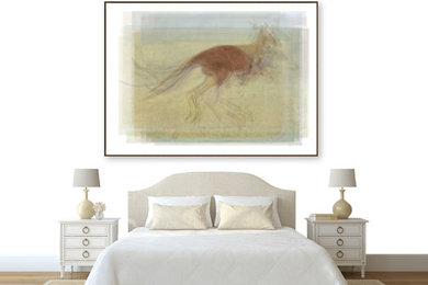 Hopping Kangaroo Artwork
