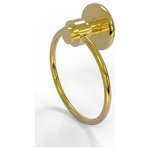 Allied Brass - Mercury Towel Ring, Polished Brass - The contemporary motif from this elegant collection has timeless appeal. Towel ring is constructed of solid brass and is an ideal six inches in diameter. It is ideal for displaying your favorite decorative towels or for providing the space for daily use.