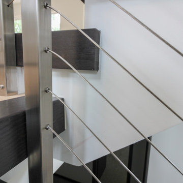 Project #70 | Open-Riser Staircase with Cable Railing