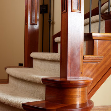 double curved stairs