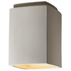 Radiance Outdoor Rectangle Flush-Mount, Bisque, E26