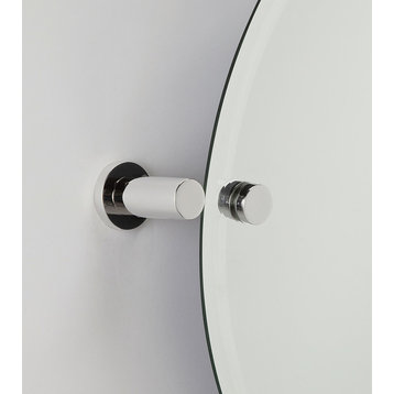 Alno A8391 Contemporary I Adjustable Mirror Mount for Alno 1/8" - Polished