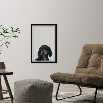 "Attractively Plain" Framed Painting Print