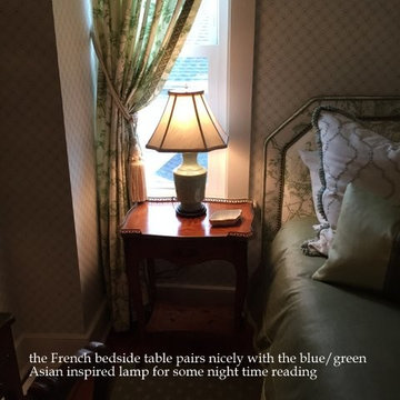 Sweet guest room in a vintage home
