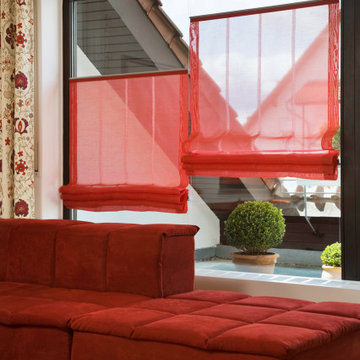 Roman Shades for Tilt + Turn Windows