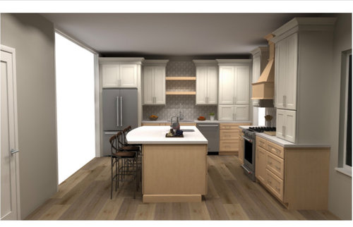 Kitchen renovation layout