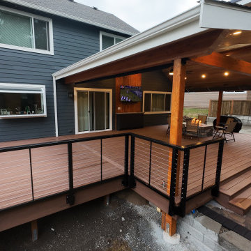 Multi-Angle Covered Deck
