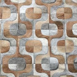 Ipanema cowhide patchwork rug - Area Rugs