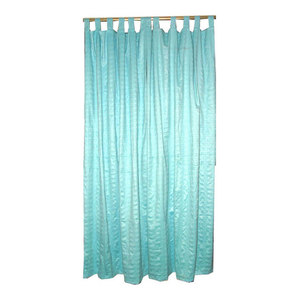 Mogul Interior - Sari Curtains Panels Tap Top, Set of 2, 108" - Curtains