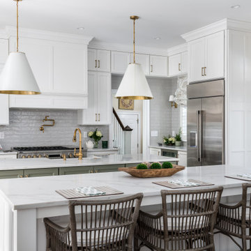 Green with Envy Modern Kitchen