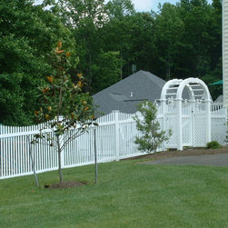 PVC Fence & Arbor - Pergolas