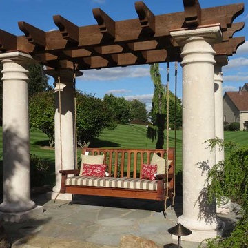 Garden Swing DIY Arbor Kit • Before & After