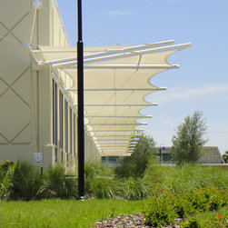 Eckerd College Tension Sunshades - Game Room And Bar Decor