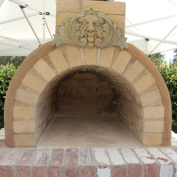 The Brown Family Wood Fired Brick Pizza Oven in Florida