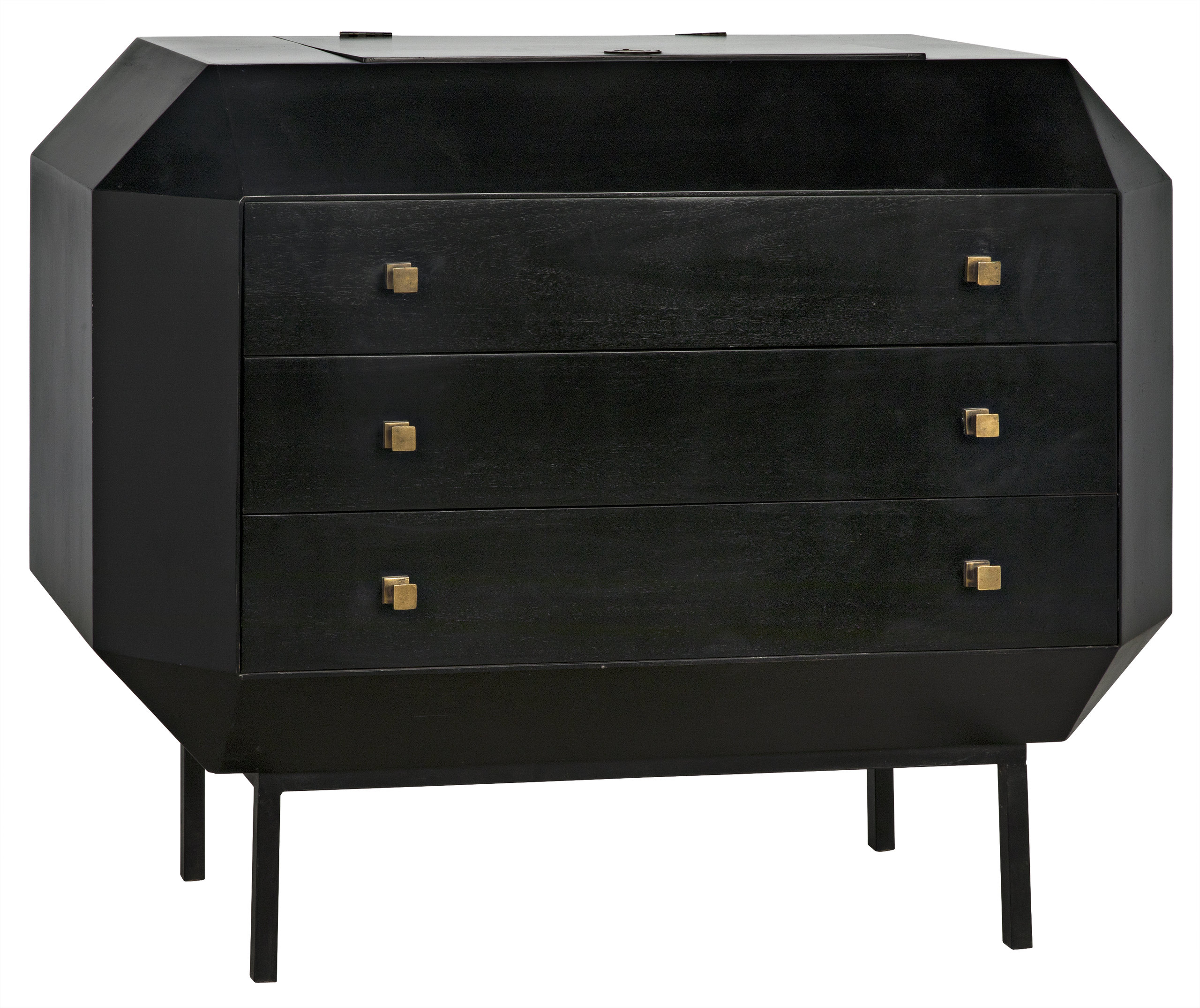 Rhiana Dresser, Hand Rubbed Black