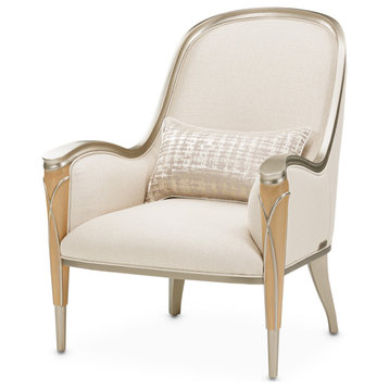 Villa Cherie Accent Chair - Pearl/Caramel