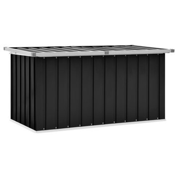 Vidaxl Garden Storage Box Anthracite 50.8"x26.4"x25.6"