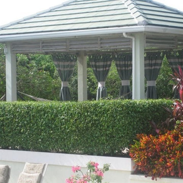 Custom Made Banded Drapes