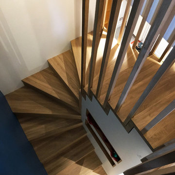 Projet CHENES - un escalier tout en rangement