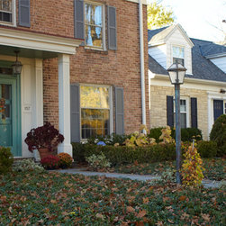 London Lanterns Complement Federal Style Home - Post Lights