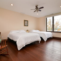 Bright Space & Distressed Floors - Hardwood Flooring