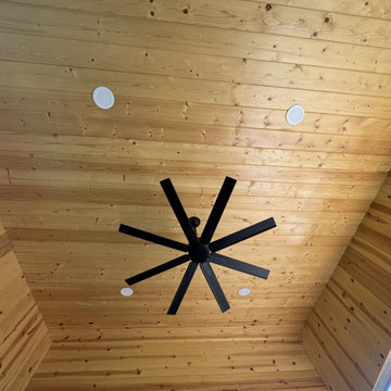 Covered Hillside Deck Addition in Shawnee