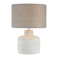 Dimond Lighting Rockport 1-Light Table Lamp, Polished Concrete