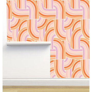 Rainbow Slide, Pink II Wallpaper by Erin Kendal, Sample 12"x8"