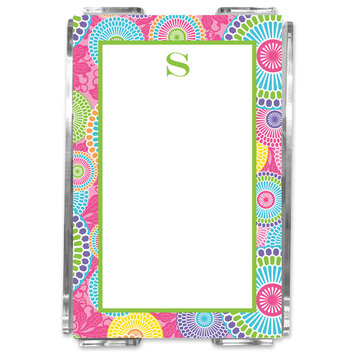 Notesheets In Acrylic Kyoto Single Initial, Letter A