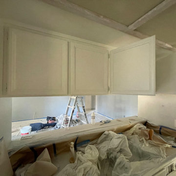 Condo Facelift, paint, smooth ceiling, can lights