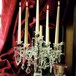 Belladonna Crystal Candleabra - Candleholders