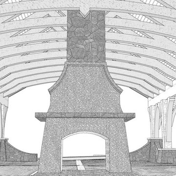 "THE BELVEDERE" - Residential Outdoor Amphitheater/Pavillion