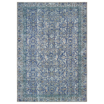 Oriental Weavers Sofia Collection Blue Oriental Indoor Area Rug 5'3"X7'6"