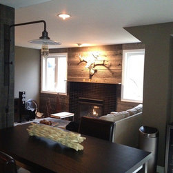 Reclaimed Barn Board Feature Wall - Onlays And Appliques