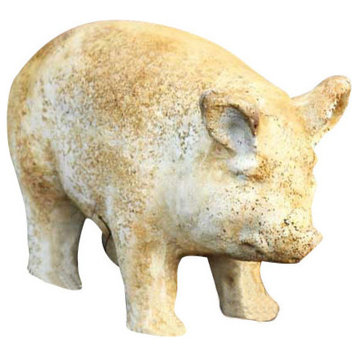 Pig-Standing 9.5 Garden Animal Statue