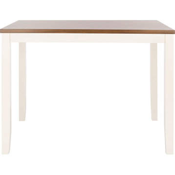 Izzy Counter Table - White, Natural