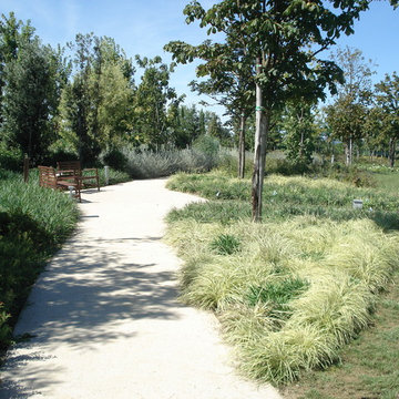Giardino di un casale nella campagna umbra