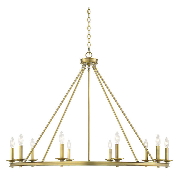 Products · Livorno Noble Brass 8 Light Linear Chandelier Products · Livorno Noble Brass 8 Light Linear Chandelier