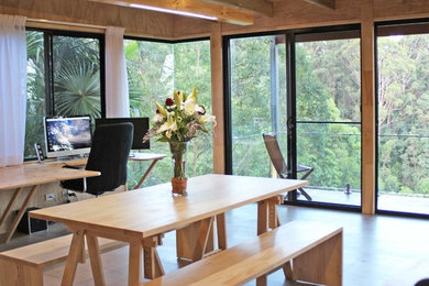 Minimalist home design photo in Brisbane