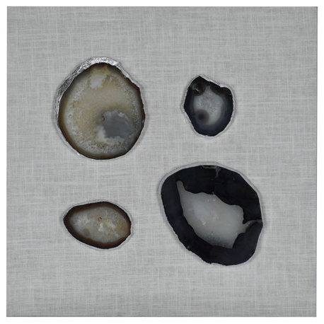 4-Piece Agate Collection Wall Décor