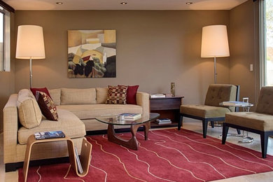 Inspiration for a modern living room remodel in San Francisco