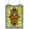 Avalon Tiffany-Glass Victorian Window Panel