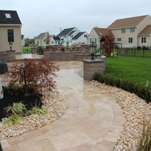 Travertine Patio