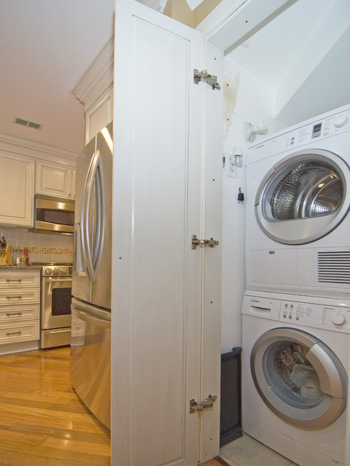 Washer And Dryer In Kitchen Houzz