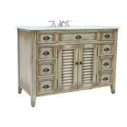 http://www.listvanities.com/distressed-bathroom-vanities.html - Bathroom Vanities And Sink Consoles