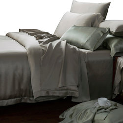 19 Momme Pure Mulberry Silk Sheets - Sheet And Pillowcase Sets