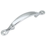 Cosmas - Cosmas 9980CH Polished Chrome Cabinet Pull - 3" Hole Centers