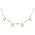 NOBODINOZ - Beechwood Star and Pearl Garland - Add a stylish finishing touch to your child's room with this beechwood star and wooden pearl garland.